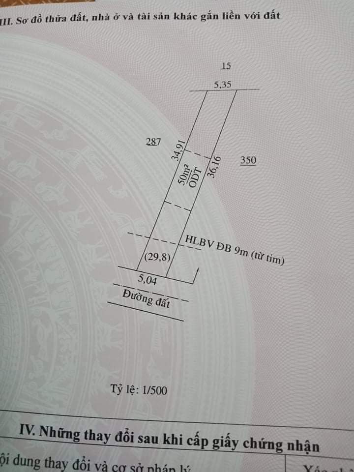 Bán đất khu phố bình tân phường an lộc- BL giá 499tr dt 5×36 50tc