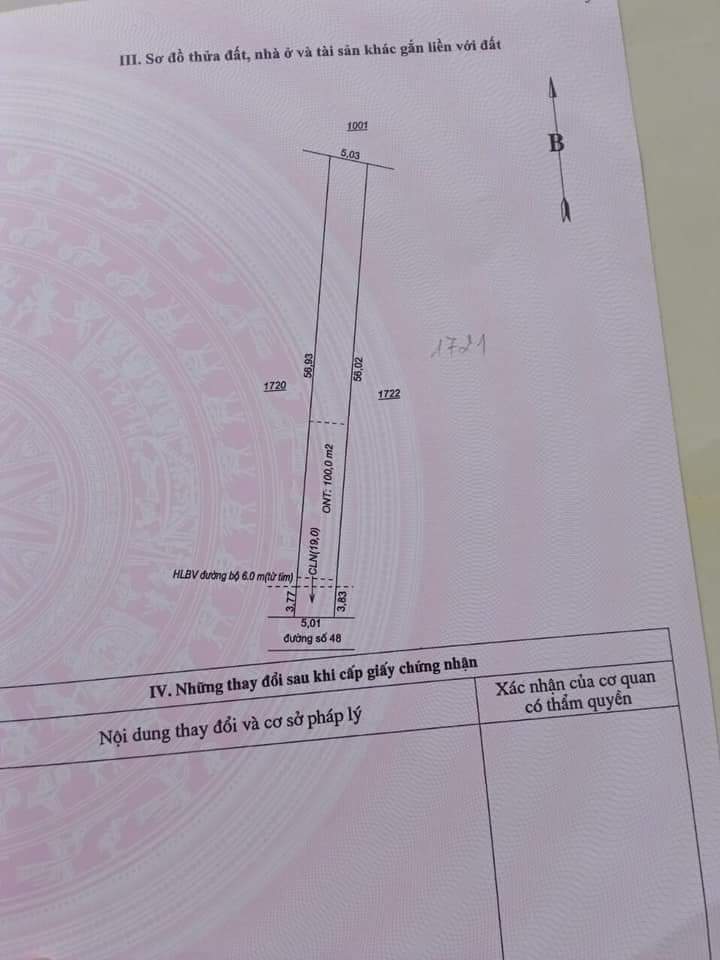 Bán đất  xã minh hưng giá 650tr dt 5×55×100tc