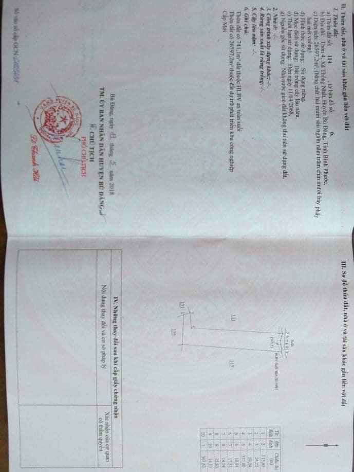 2,6ha cao su bù đăng giá 1,4 tỉ