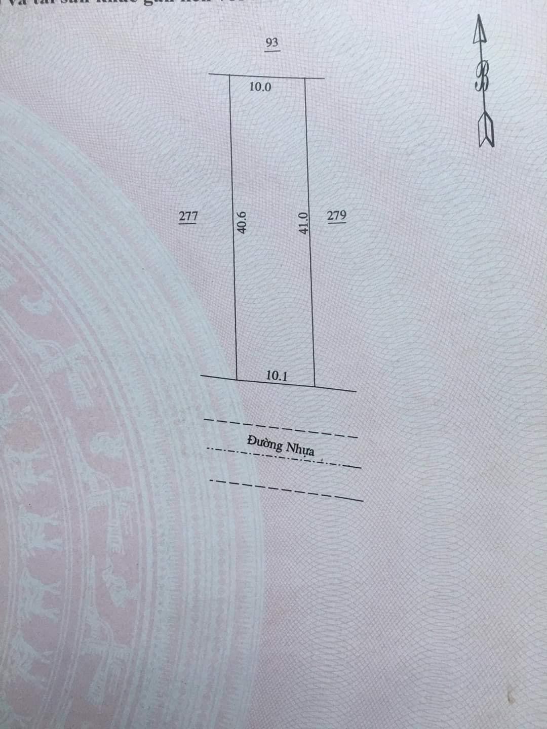 Bán đất Tân Thành dt 5x40x200tc giá 170tr/lô