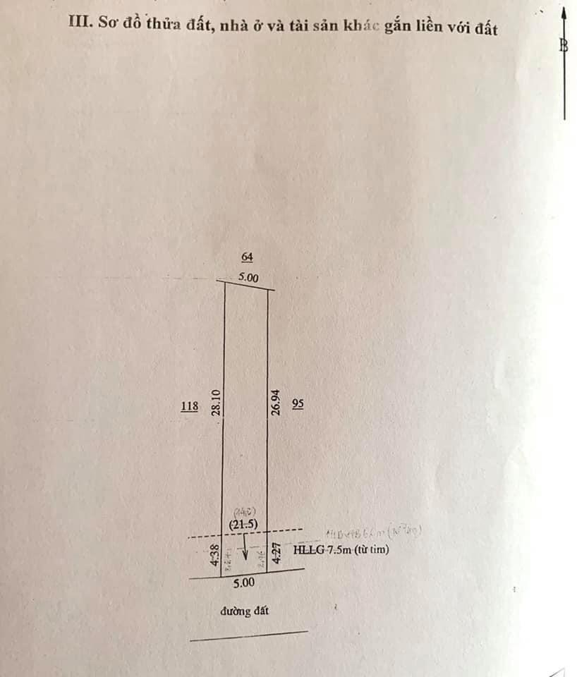Gửi bán lô đất ấp 3A Minh Hưng dt 5x32xfull tc giá 1ti150