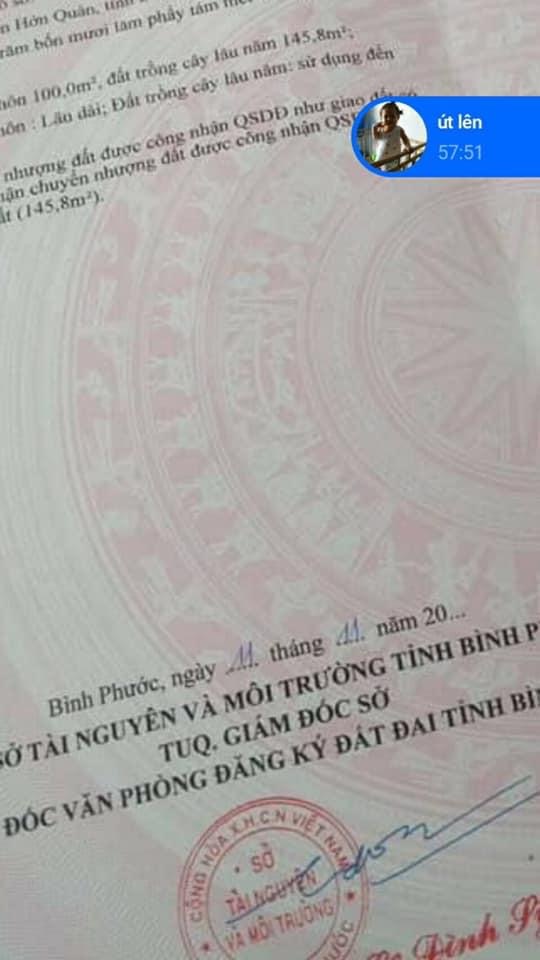 Bán đất hưng chiến dt 10×80 giá 280tr