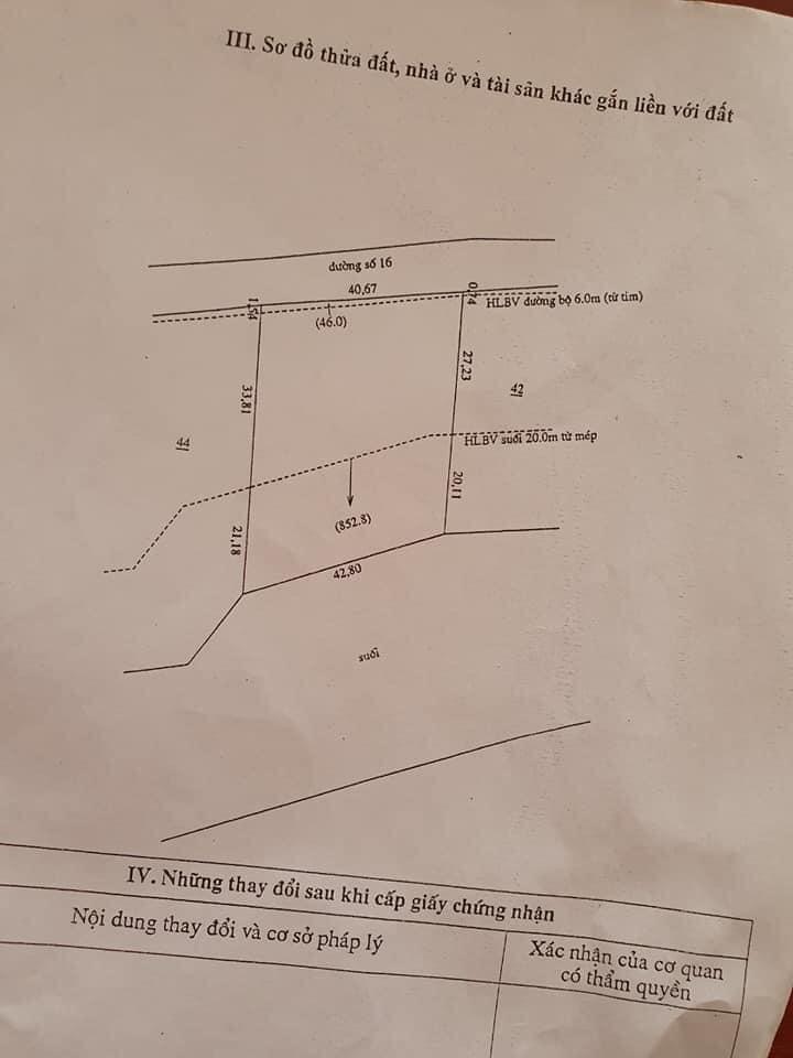 Bán đất ấp 4 Minh Hưng giá 2ty4 dt 54×42