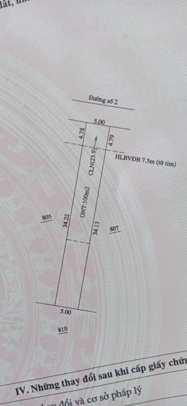 Chủ kẹt tiền cần bán căn nhà thuộc xã Thành Tâm dt 5x34x100tx giá 1ti350