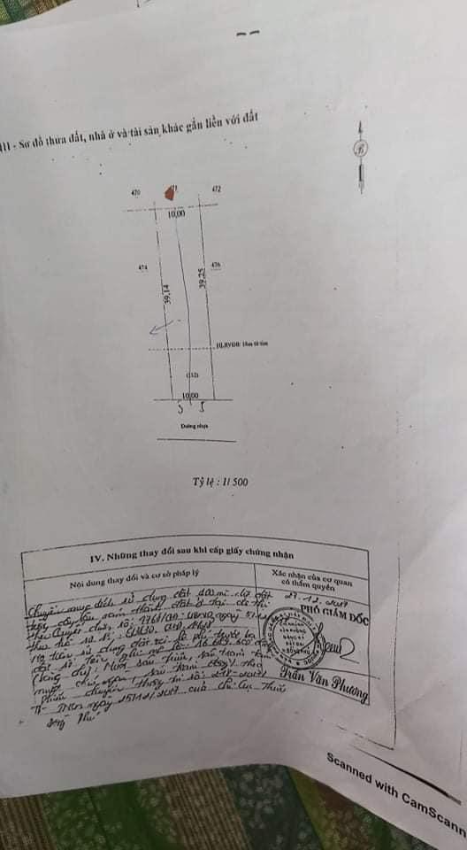 Đồng phú 5*39*50tc. Giá 1tỉ1 ko thương lượng, bao sổ. Cách DT741 500m, cách công ty 40m.