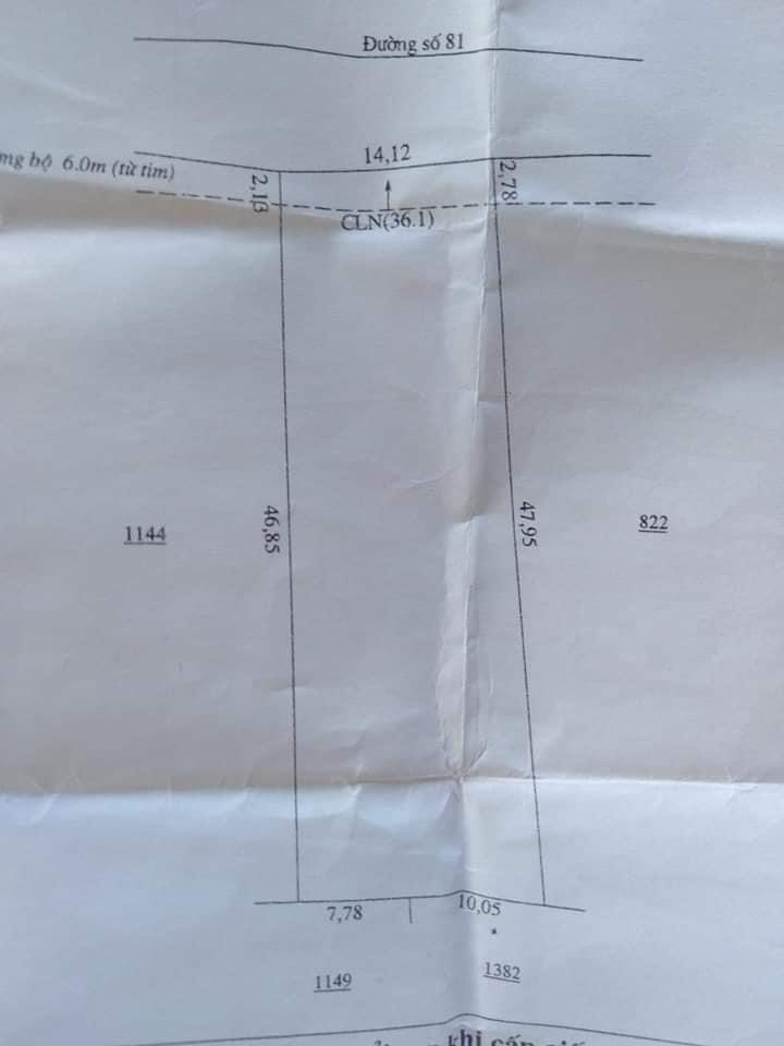 Gửi bán miếng đất dt 14x50x100tc thuộc 4a ấp 2 Minh Hưng giá 175tr/m
