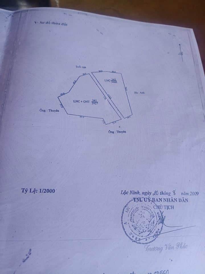 9,5 xào đất cây ăn trái 400tc và 250m mt Lộc điền