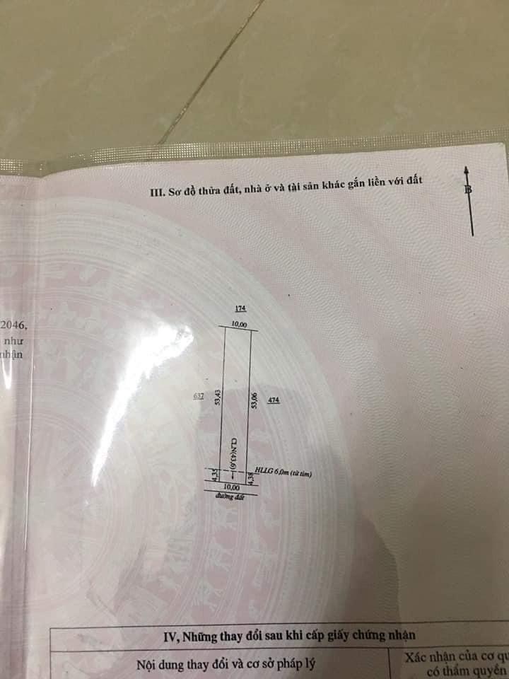 Bán đất ấp 2 Minh Hưng giá 1ty4 dt 10x56x100tc