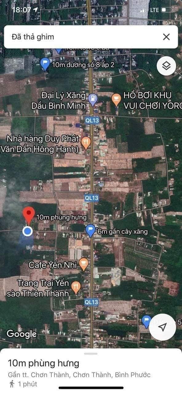 Bán đất Chơn Thành dt 10x75x100tc giá 1ti850