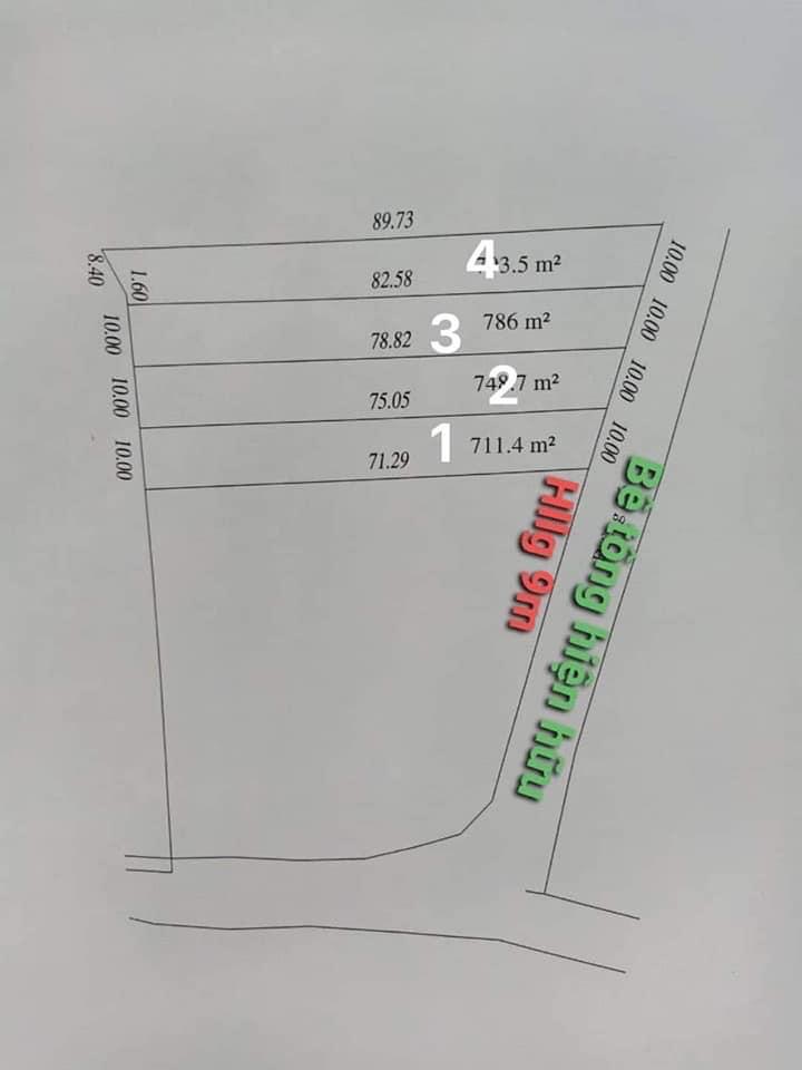 Bán đất Hưng Chiến giá 450tr dt 10x70x50tc