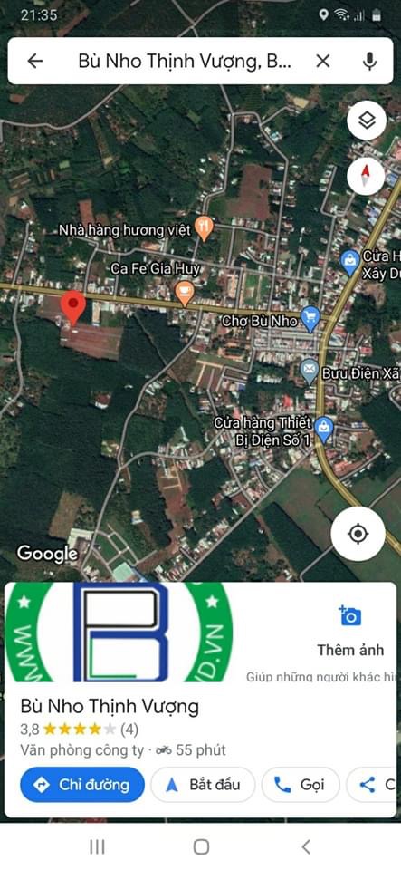 Cách chợ Bù nho 800m 6*24*100tc giá 550tr