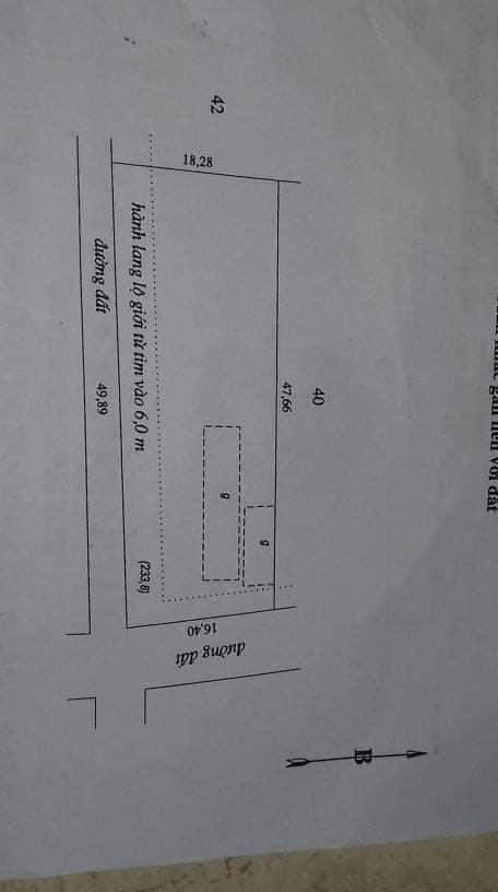 Bán đất có sẵn nhà 16,5*50*100tc giá 45tr/m nhựa thôn Phú Vinh