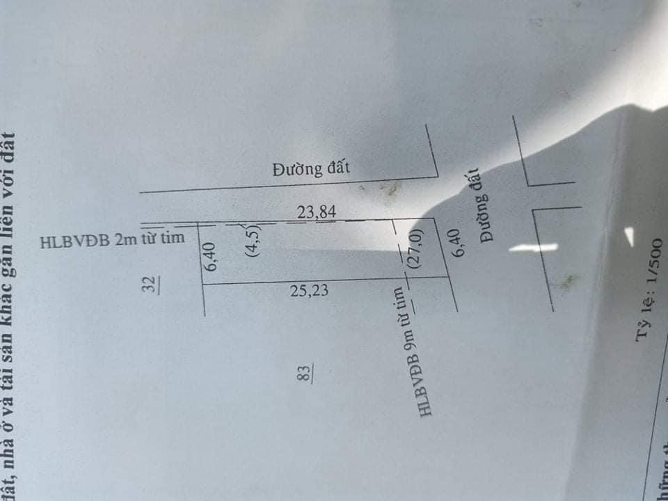 Bán đất an Lộc giá 580tr dt 6×25