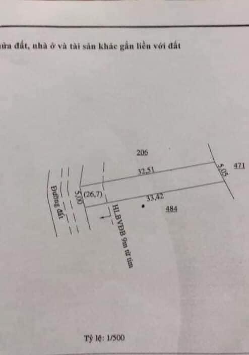 Bán đất Thanh Phú giá 275tr dt 5×33