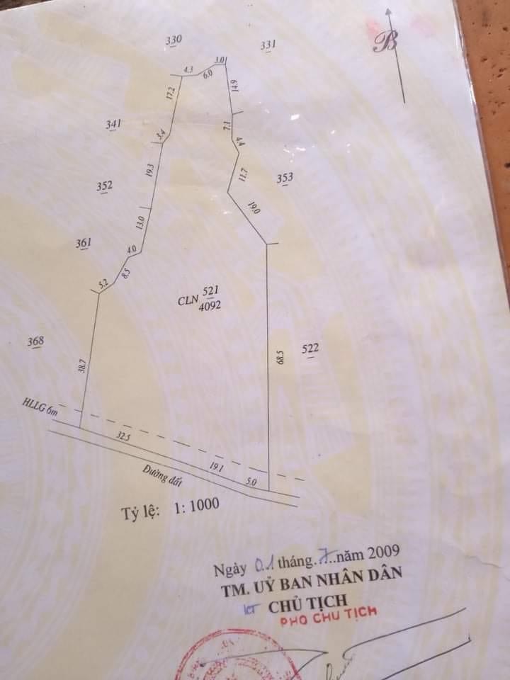 Bán đất An Khương giá 440tr dt 4xào1