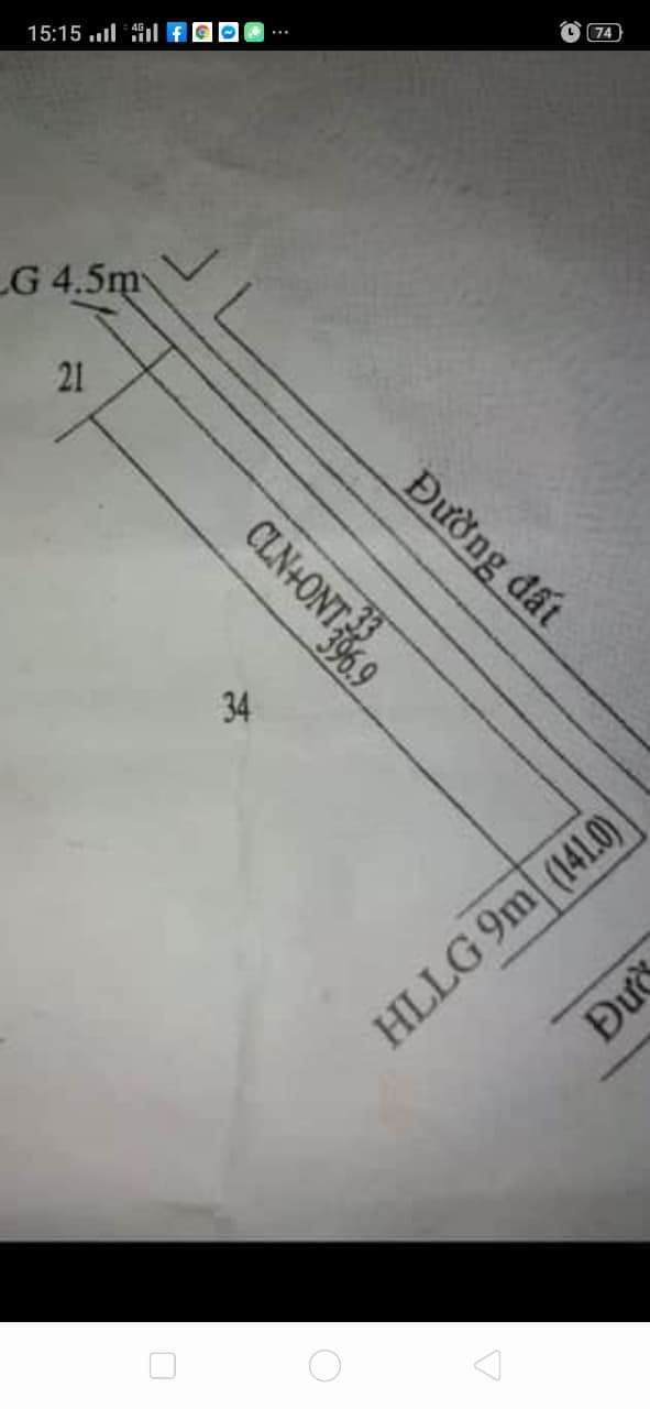 Bán đất xã Phước An DT 2 căn giá ty