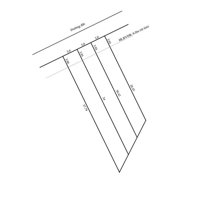 Bán đất sát becamex tt chơn thành giá 460tr dt 5×30