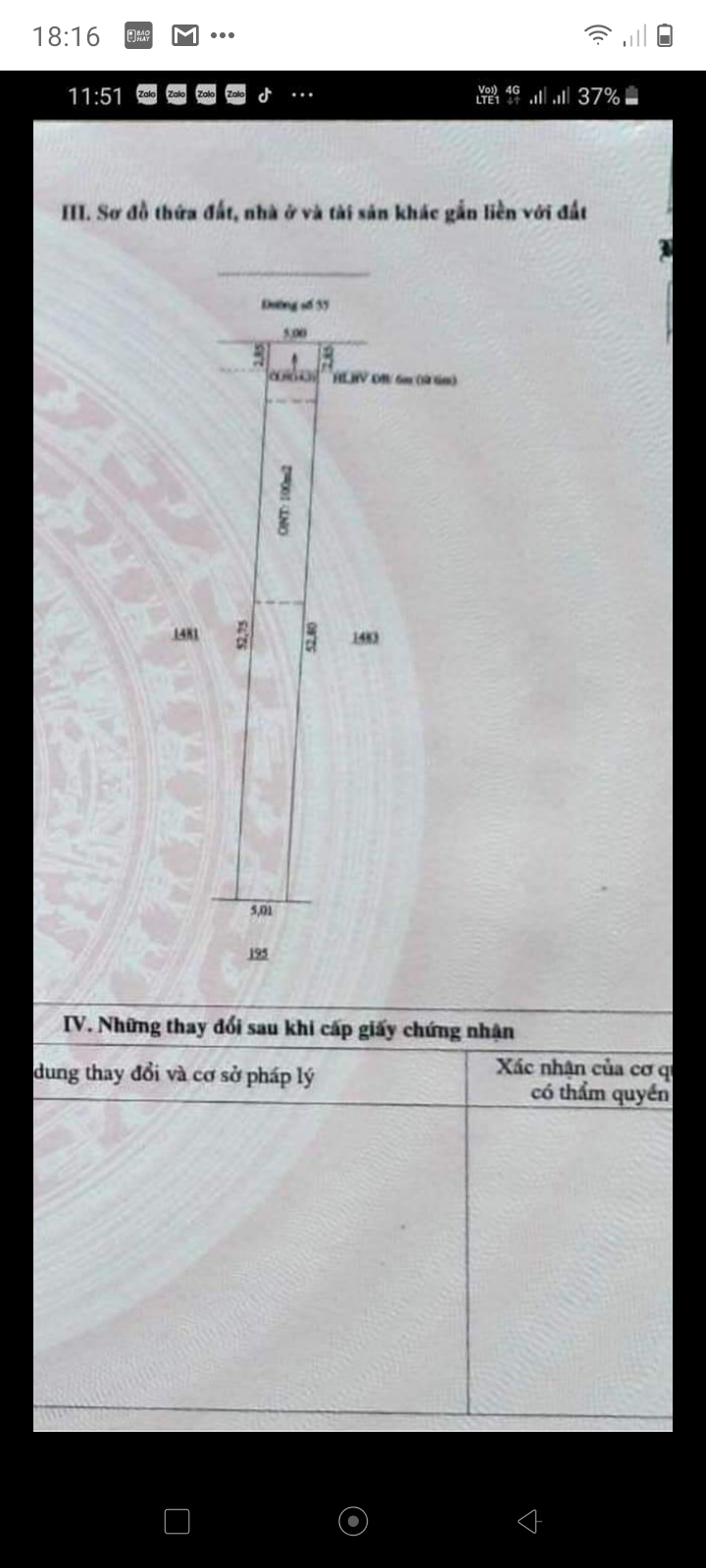 Bá đất minh hưng chơn thành giá 620tr dt 5×52×1000tc