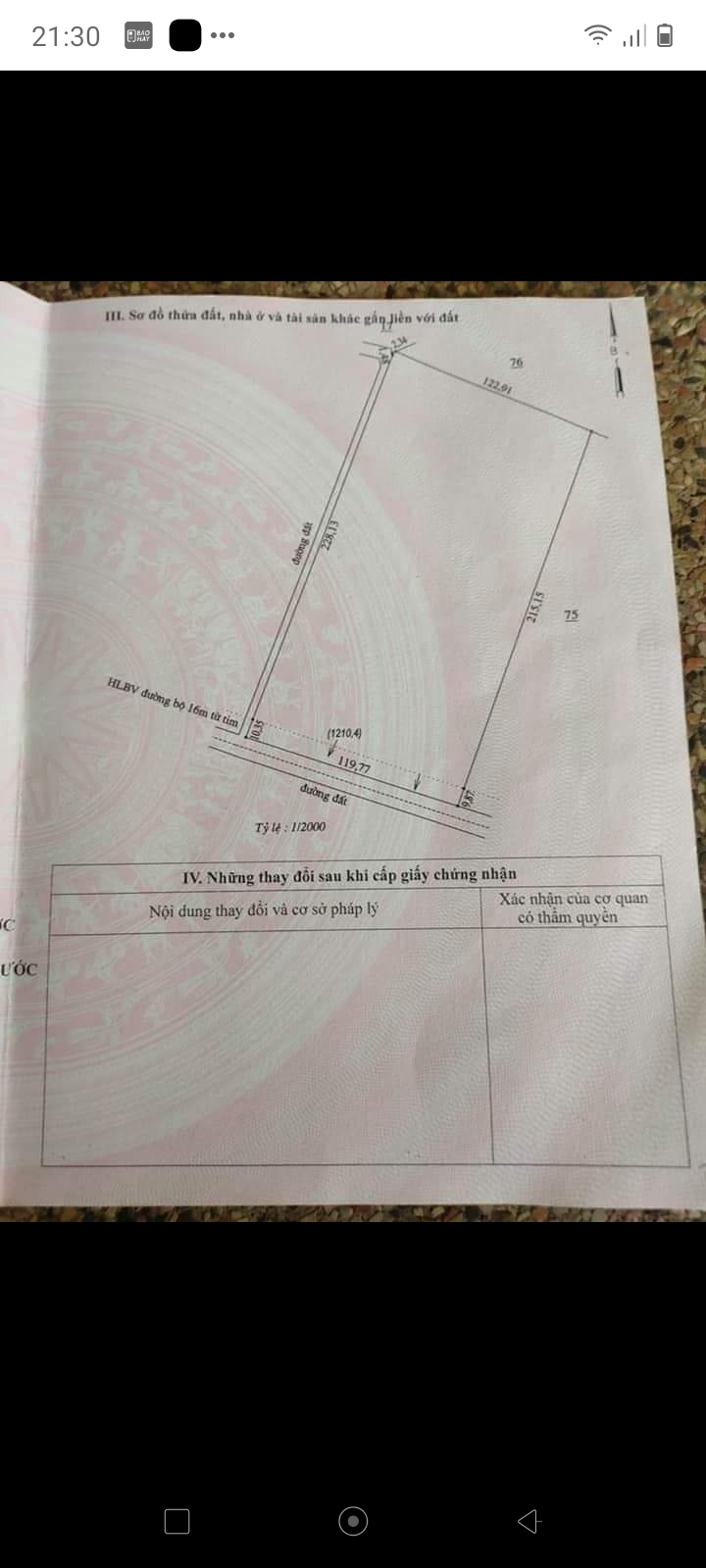 Bán đất đồng nơ hớn quản giá 11tỷ500 dt 122×228