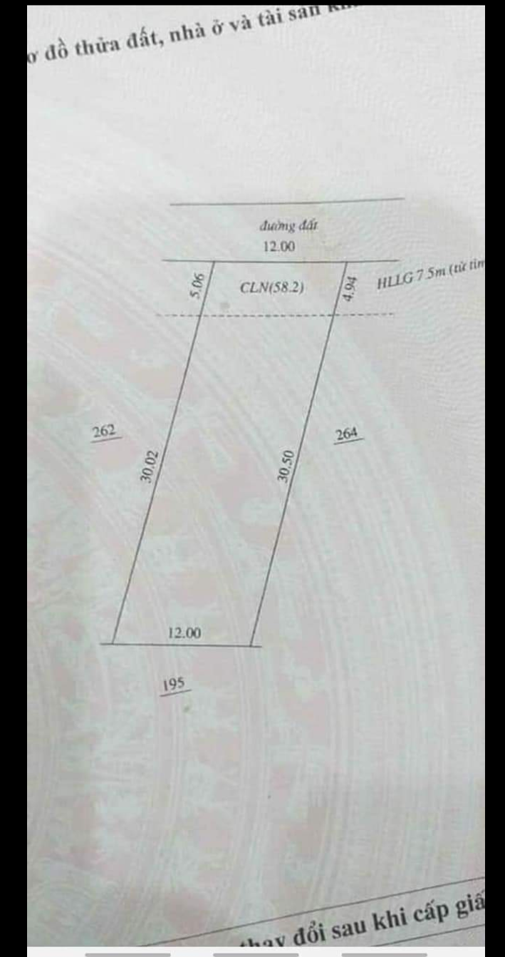 Bán đất ấp 4 minh hưng giá 980tr dt 12×30×100tc