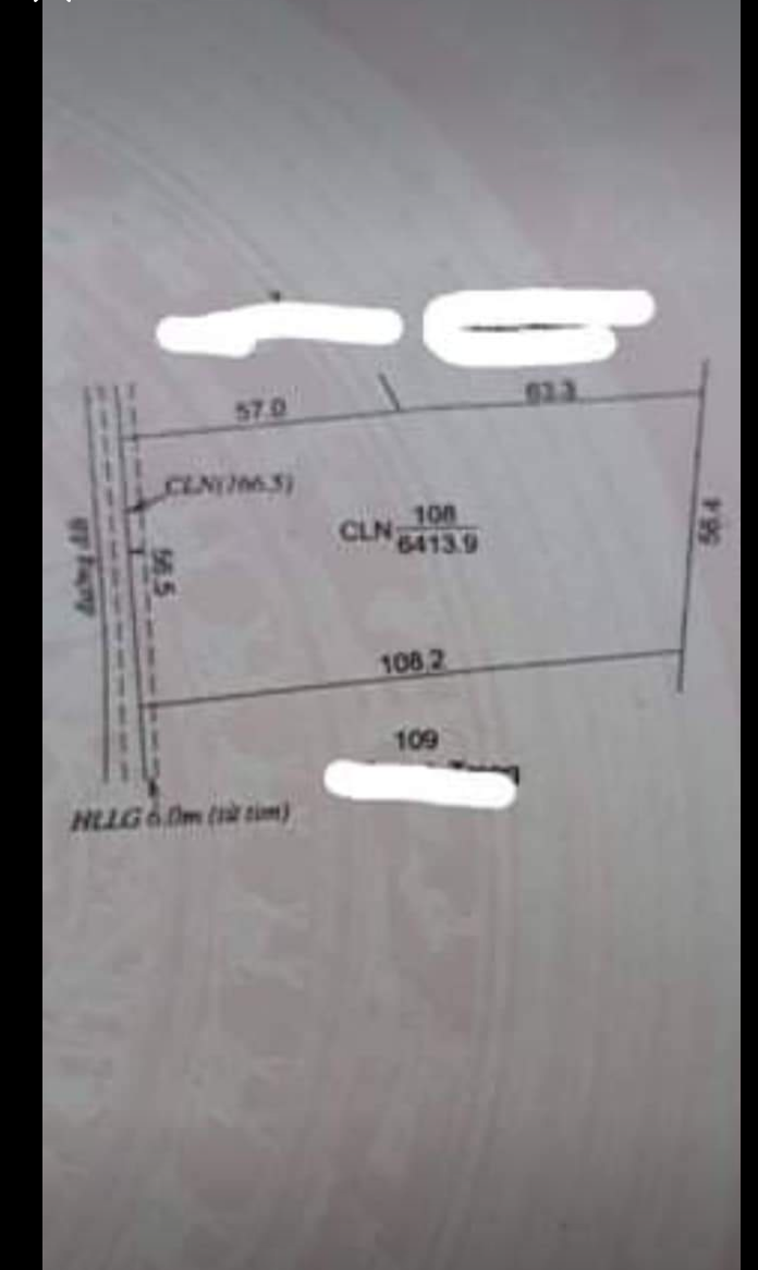 Bán đất xã minh hưng giá 2tỷ400 dt 6sào có 56m mặt tiền đường