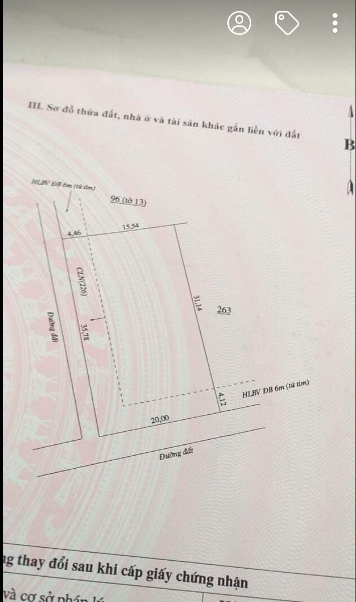 Bán đất lô góc  ấp 5 minh thành giá 1tỷ400 dt 20×35