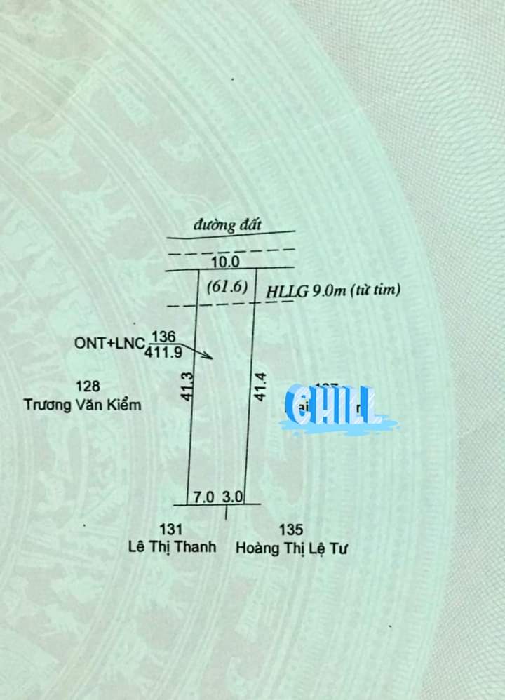 Bán đất hẻm kara tấn phúc ấp 3a minh hưng giá 222tr/m dt 10×44×100tc