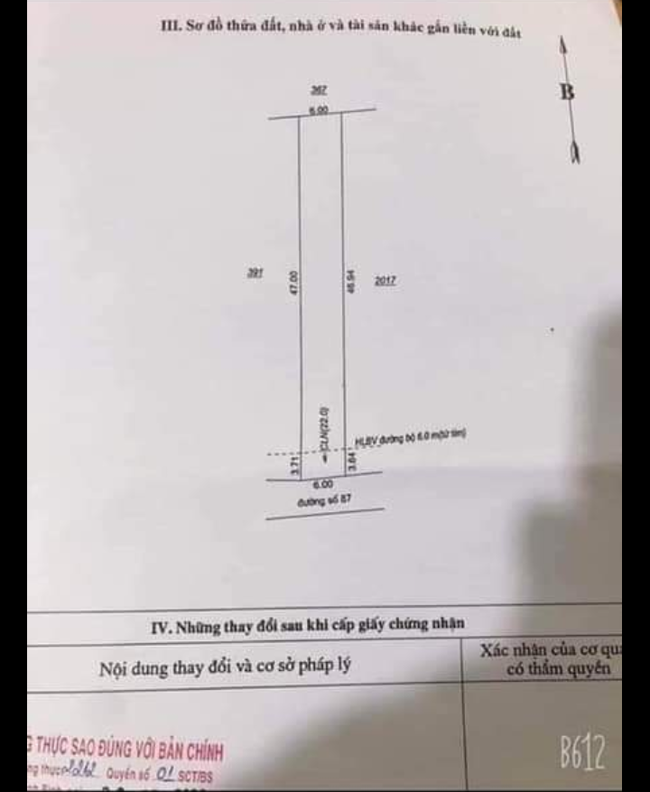 Bán đất ấp 2 minh hưng giá 1tỷ050 dt 6×50×100tc