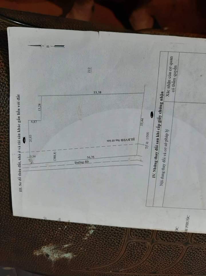 Bán nhà Diện Tích:33 x 56 x 100 thổ cư, Nhà Hơn 50m mặt tiền tổng diện tích hơn 2000m² trong đó có 100m² tc Gía bán: 450tr.