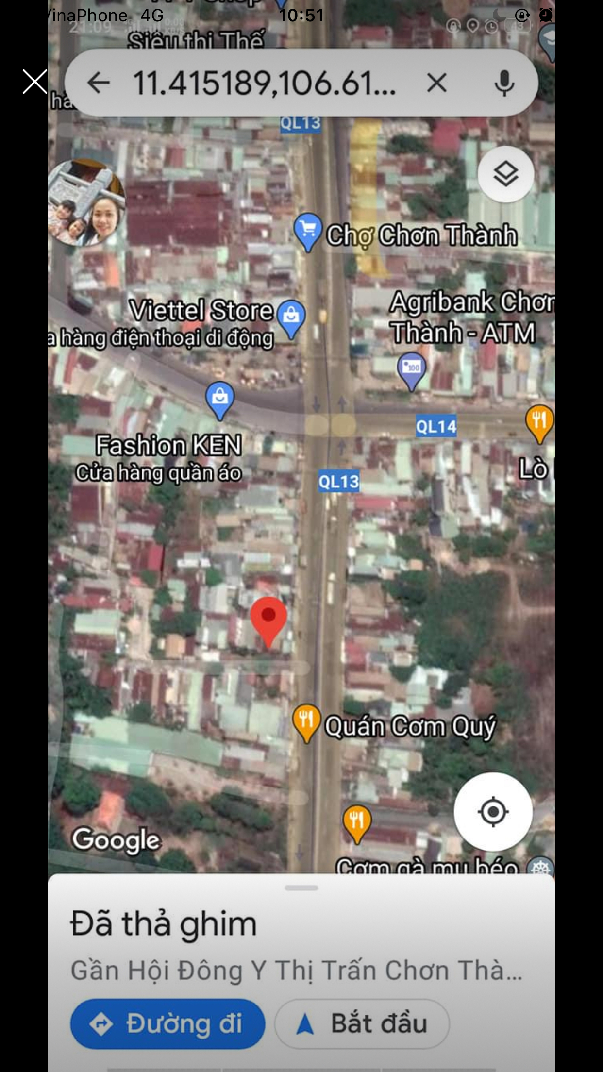 Bán đất Kp4 TT Chơn Thành giá 1ty4 dt 3,2×15,1x full thổ cư