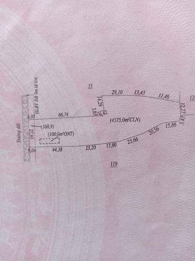 Bán đất xã Minh Đức giá 1,5 tỷ dt 4675m2