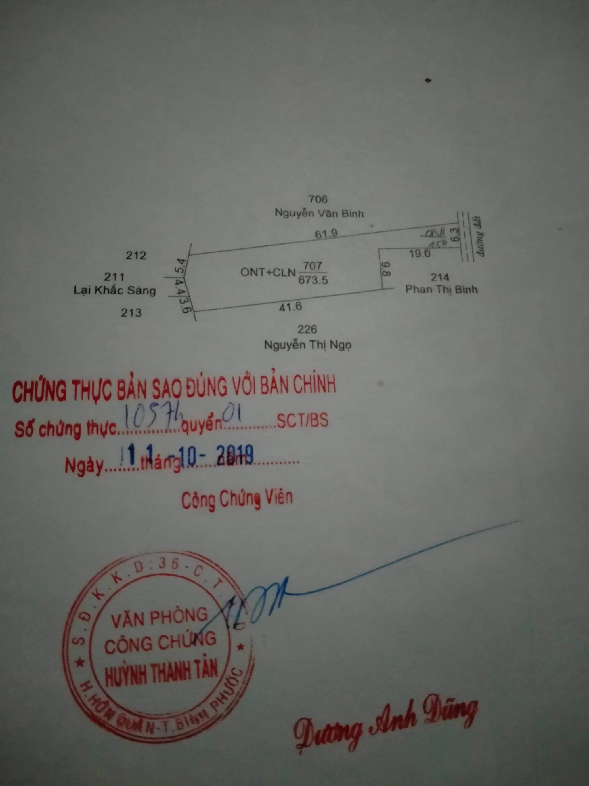 Bán nhà trọ gần kcn Minh Hưng Bình Phước