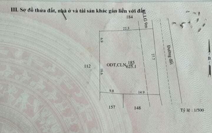 Bán đất phường Phú Thịnh giá 1,4tỷ dt 625,1m2
