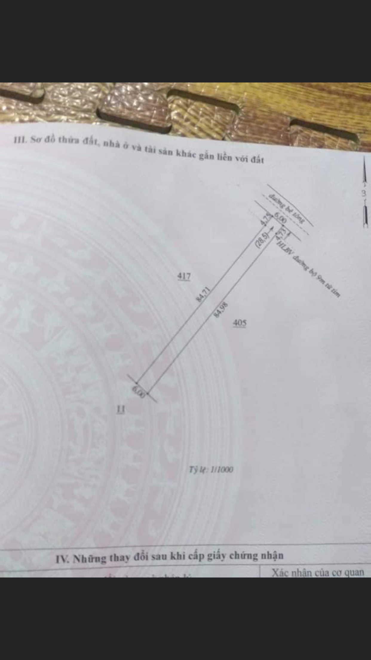 Bán đất xã Đồng Nơ giá 600tr dt 536,8m2