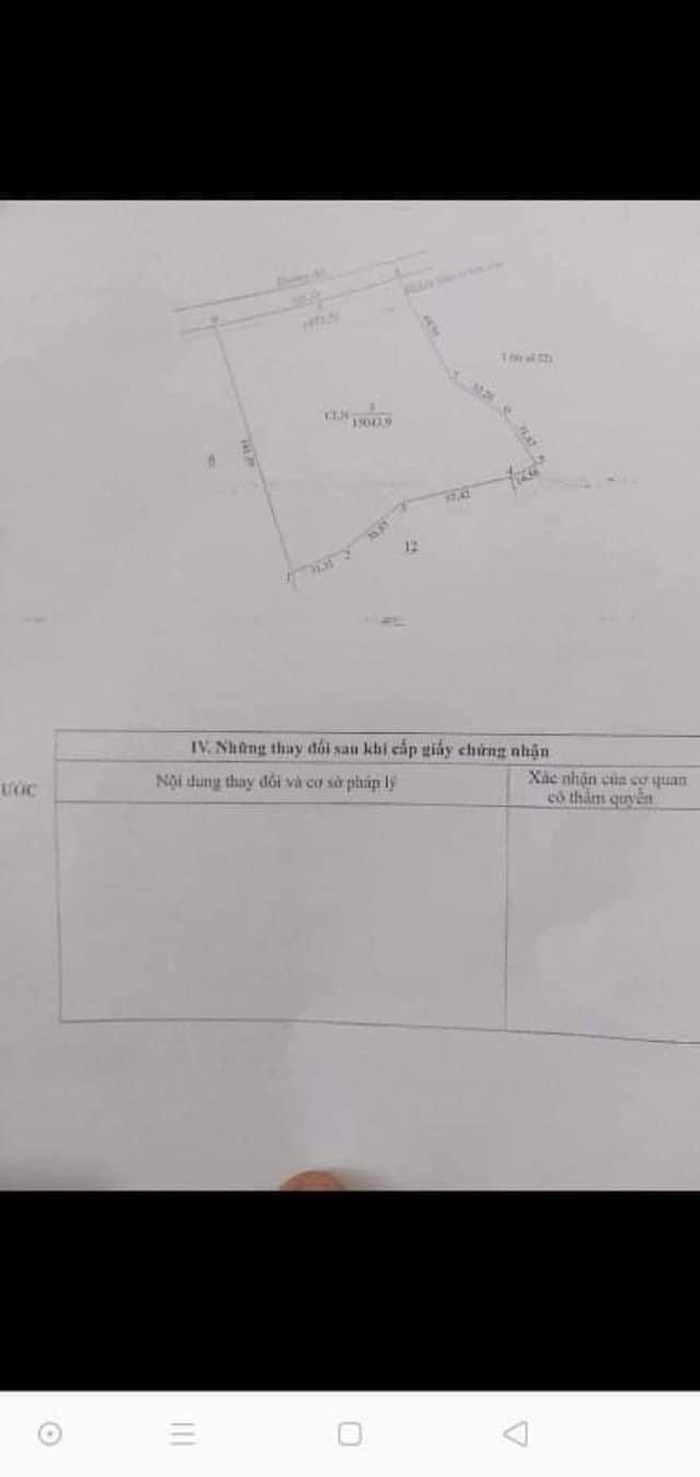 Bán đất xã Bình Sơn giá 2,5tỷ dt 1,3ha cao su