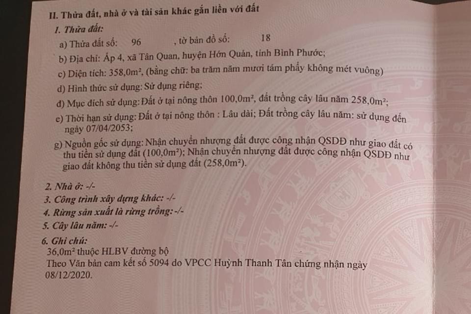 Bán nhà Tân Quan giá 950tr dt 6x53x100tc
