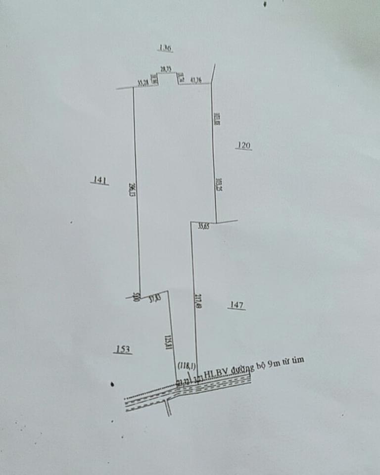 Bán đất ấp 5 xã Mình Đức giá 1ty6/ héc dt hơn 3,3 héc
