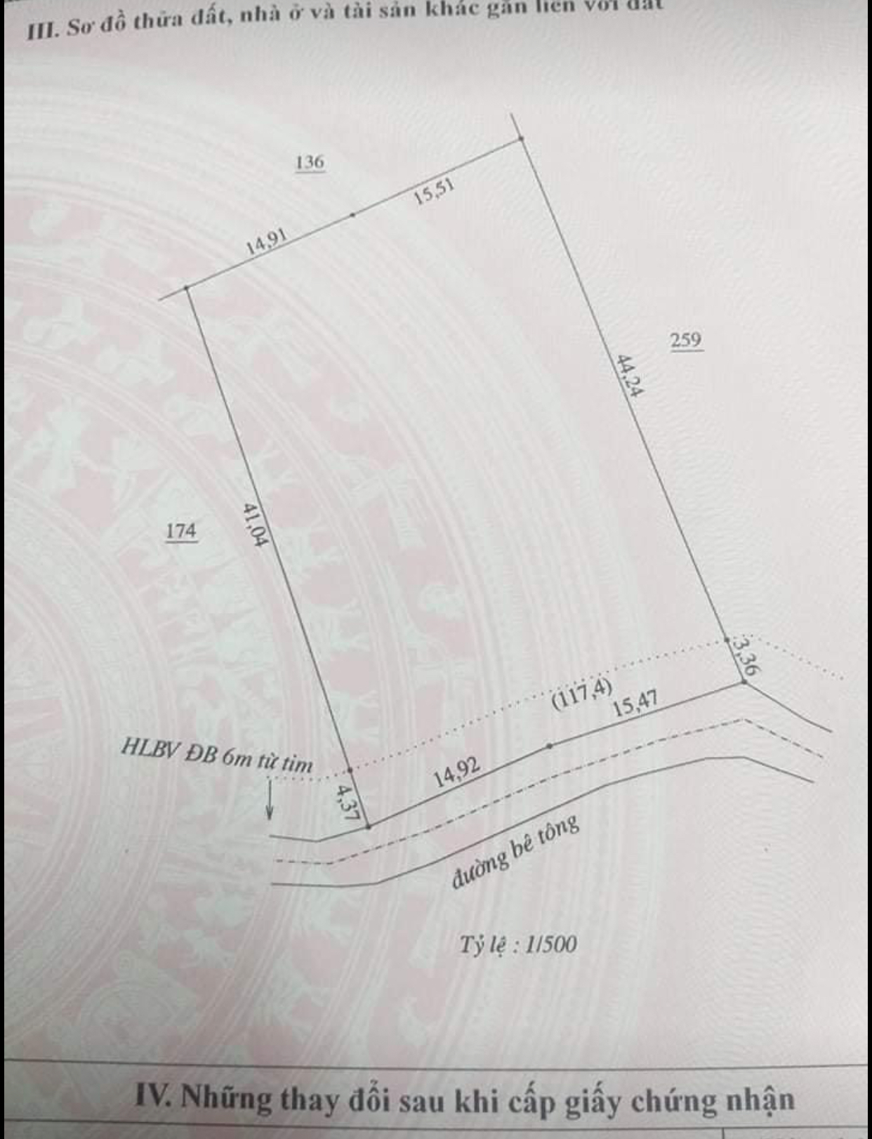 Bán đất Phước An giá 40tr/m dt 30x44x200tc