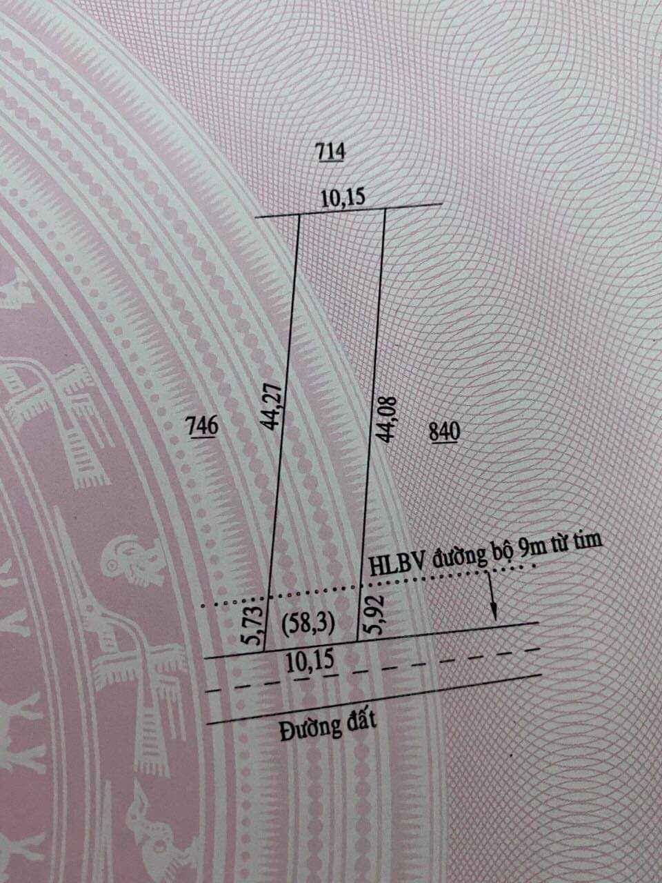 Bán đất thị trấn Tân Khai giá 2 tỷ dt 10x50x100