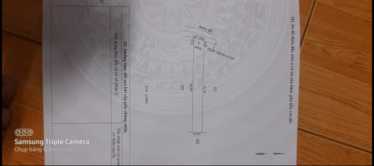 Bán đất xã Tân Lợi giá 750tr dt 1030,3m2