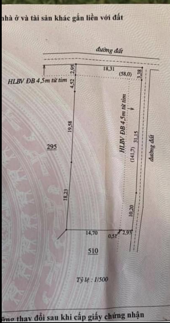Bán đất xã Minh Đức giá 1,2 tỷ dt 828m2