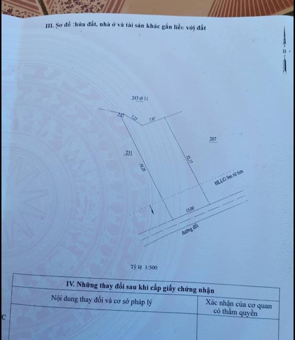 Bán đất xã Phước An giá 1,5 tỷ dt 437,9m2