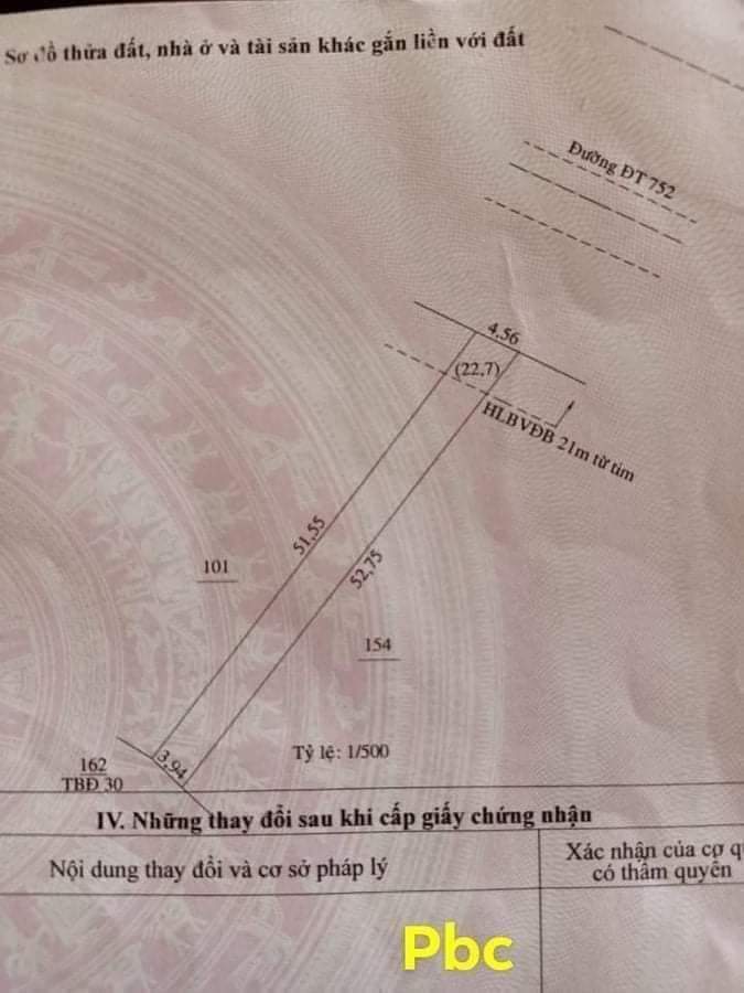 Bán đất phường Hưng Chiến giá 2tỷ4 dt 219m2×100tc