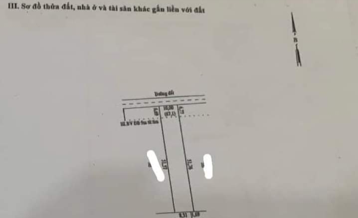 Bán đất Tân Khai giá 670tr dt 583,8m2