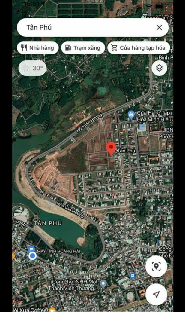 Bán đất phường Tân Phú giá 3 tỷ 300tr dt 10×23,5×full tc