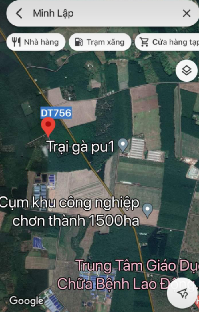 Bán đất xã Minh Lập giá 30tr/m dt 27×35