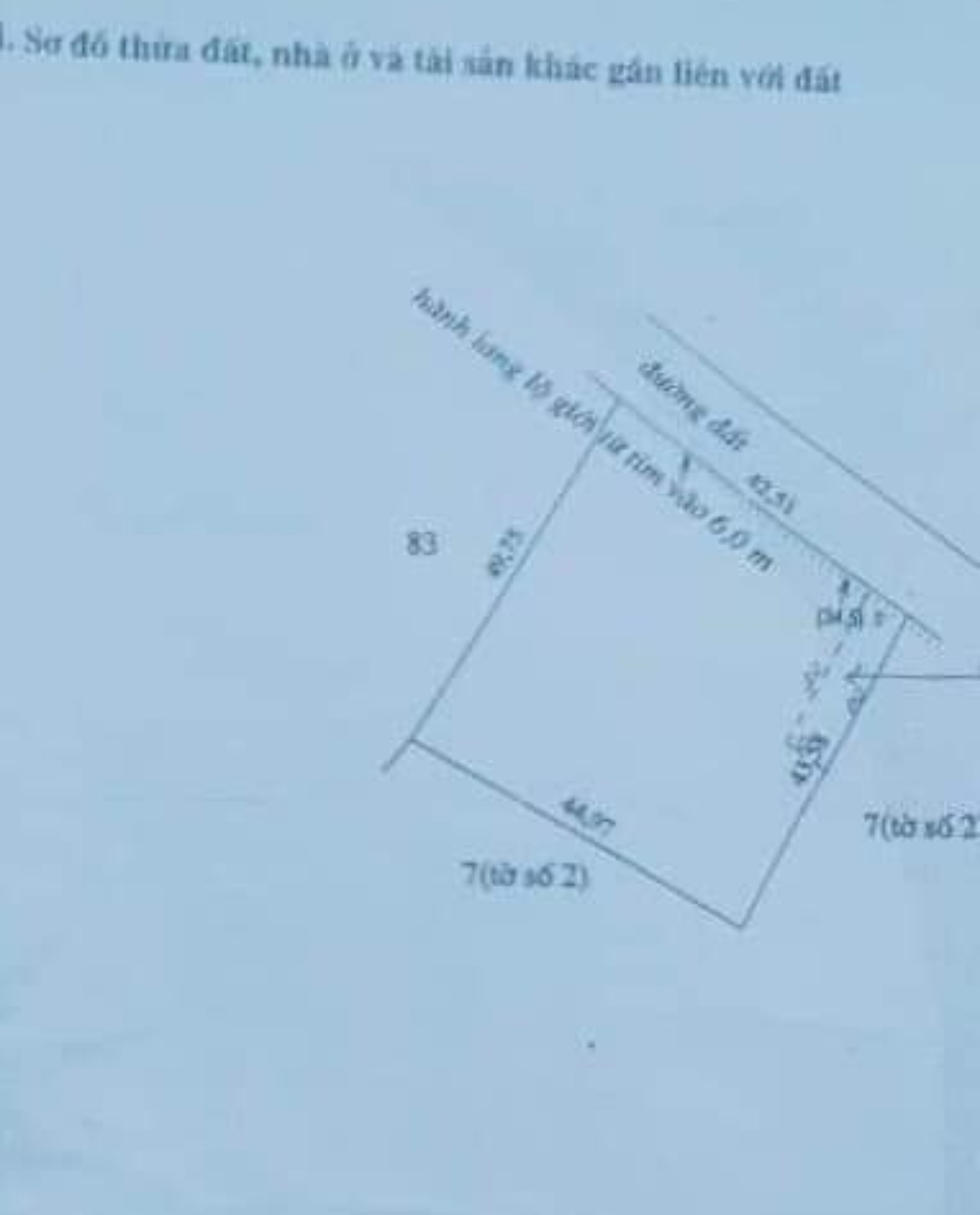 Bán đất xã Bình Thắng giá 45trm dt 42*50