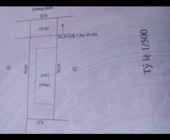 Bán đất ấp Thuận Phú 1 xã Thuận Phú giá 1tỷ4 dt 8×30×100tc