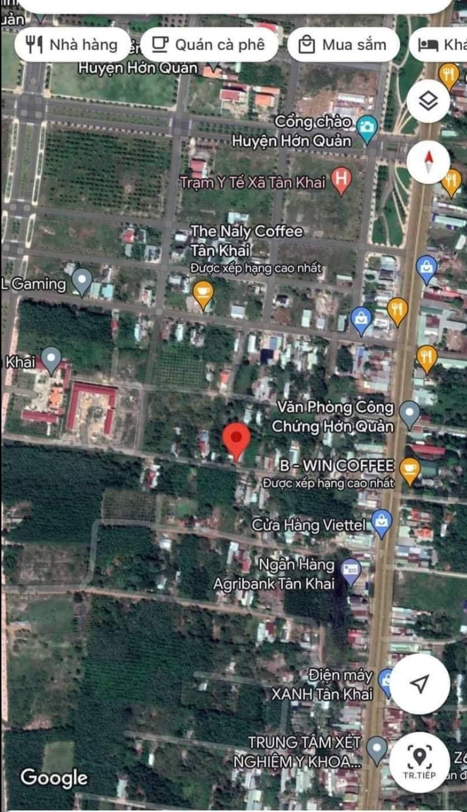 Bán đất khu phố 5 thị trấn Tân Khai giá 1 tỷ 900tr dt 6×52×100tc