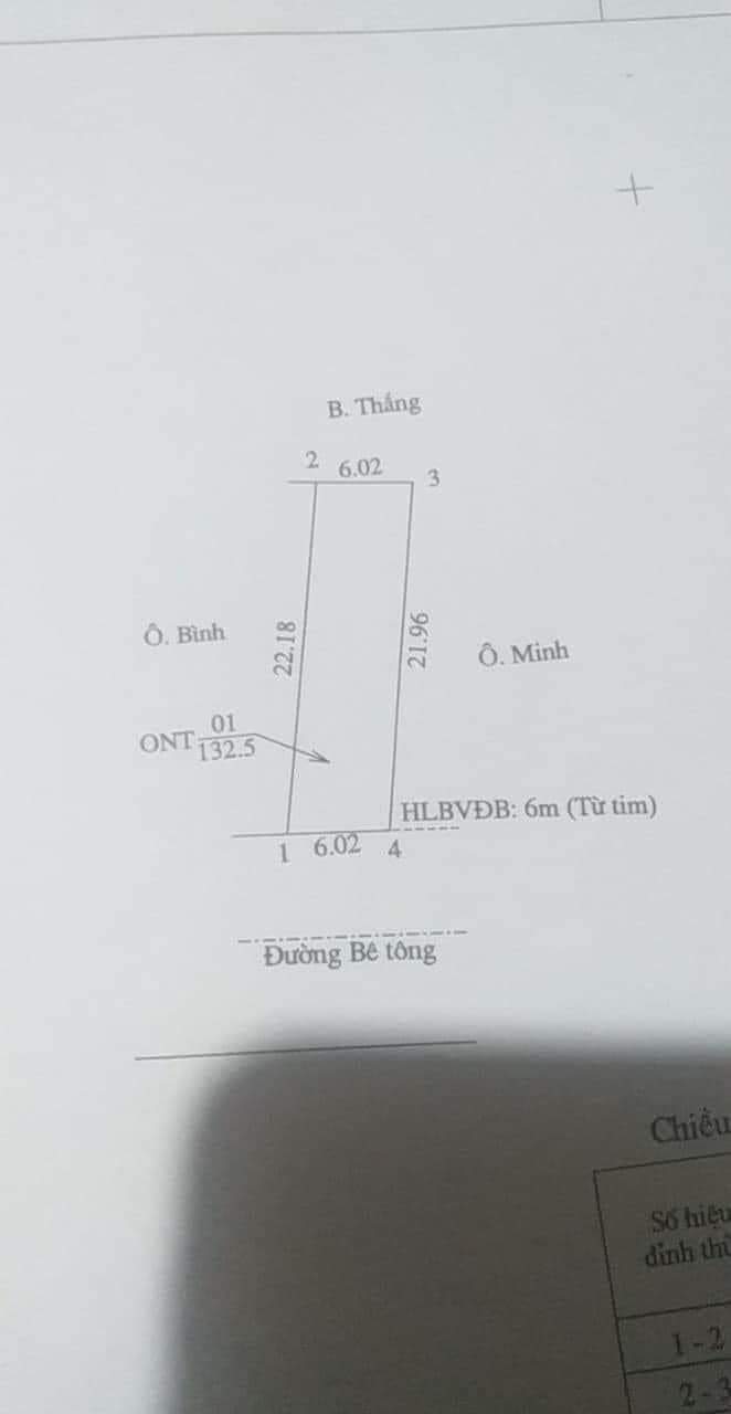 Bán đất xã Phước Tín giá 580tr dt 6x22xfull tc